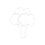icône blanche arbre